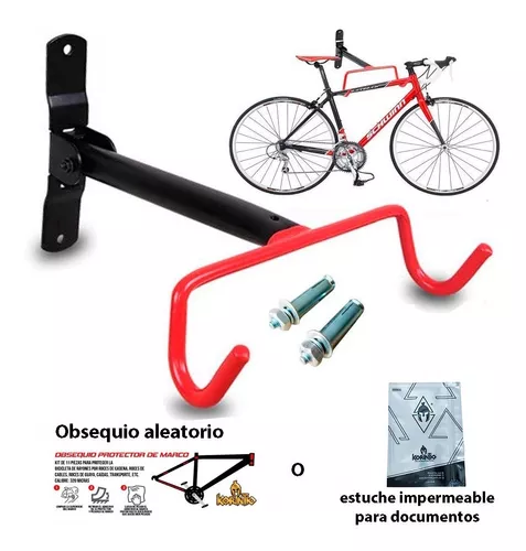 Soporte Bicicleta Pared Horizontal Certificado 30kg GENERICO