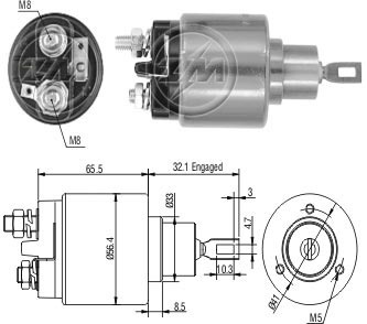 Solenoide O Automatico Fiat Duna Zm 575