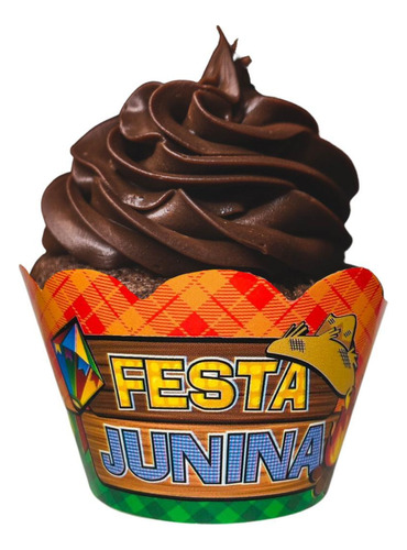 12 Forma Cupcake Festa Junina Julina Caipira Roça Arraiá