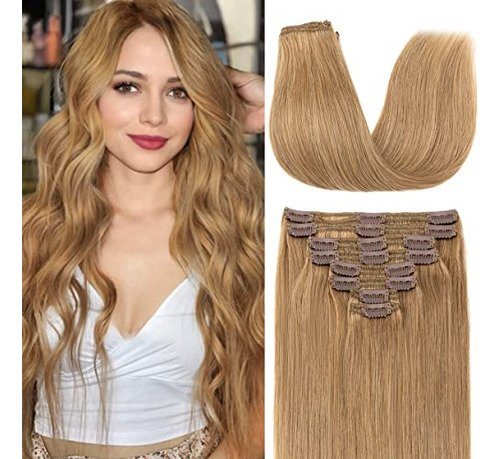S-noilite Clip En Extensiones De Pelo Humano Pelo, N5cki