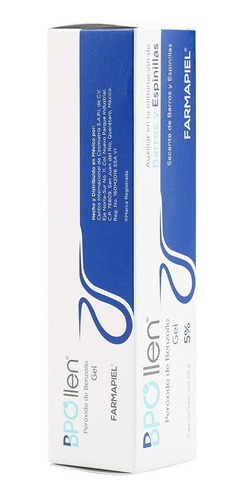 Imagen 5 de 8 de Gel Peróxido De Benzoilo Contra Acné 60 G Bpollen 5%