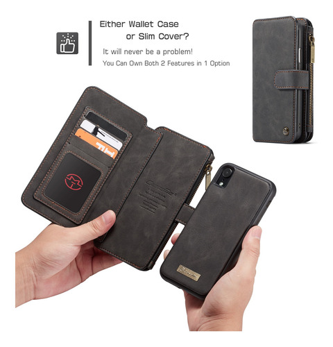 Funda Tipo Cartera Para iPhone 11 Pro 11 12 13 Xr X 8 7 6s M