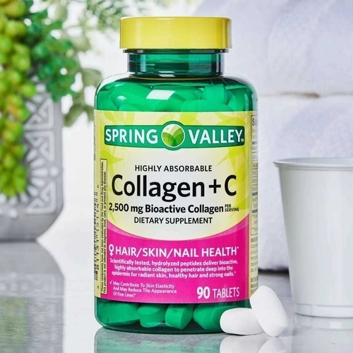 Colageno + Vitamina C  - 2500 Mg X 90 T - L a $1767