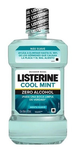 Enjuague Bucal Listerine 500 Ml Cool Mint Zero