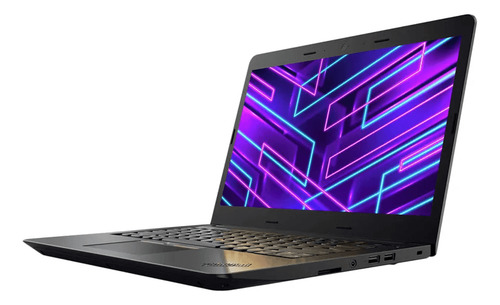 Notebook Lenovo Thinkpad E470 Core I5 7ª Ram 8gb Ssd 480gb Cor Preto