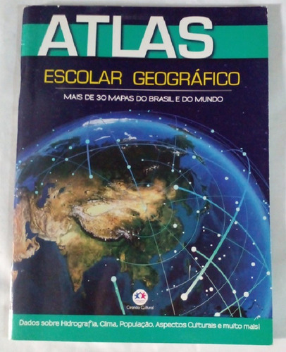 Atlas Escolar Geográfico - Editora Ciranda Cultural