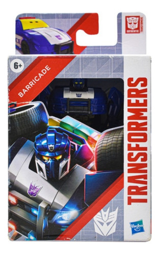 Transformers Barricade 7 Pasos Figura 12cm Hasbro Cd