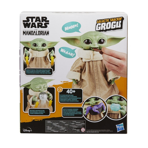 Imagen 2 de 6 de Galactic Snackin Grogu Star Wars Baby Yoda Animatronic
