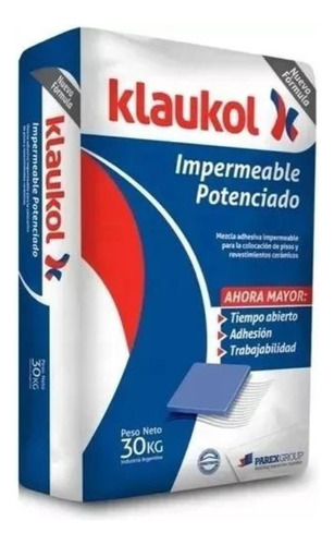 Klaukol Adhesivo Impermeable Potenciado X 30 Kgs