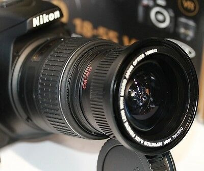 Imagen 1 de 8 de Lente Macro Gran Angular Ultra 52mm Para Nikon D3100 D320...