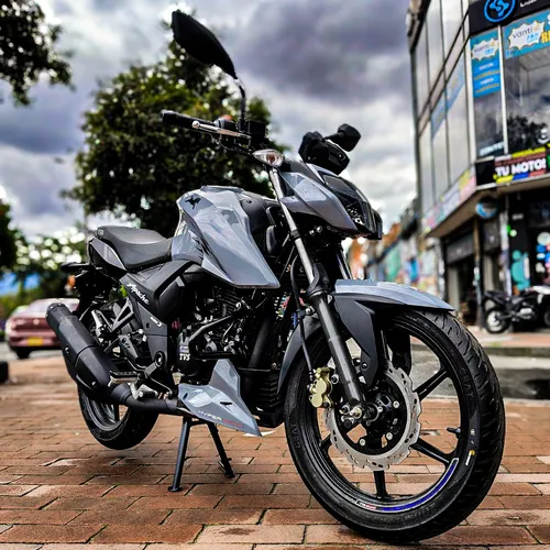 Tvs Apache Rtr 160 Gris 2026