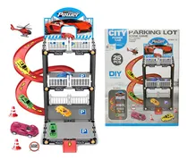 Comprar Parking Con Rampa 3 Autos, En Caja Color Rojo