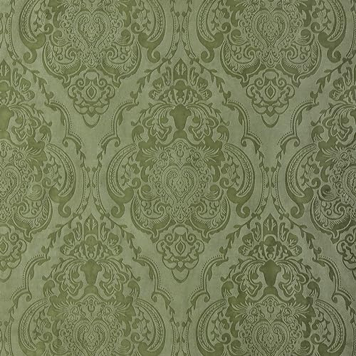 Cortinas De Terciopelo Verde 2 Paneles 213 Cm Opacas