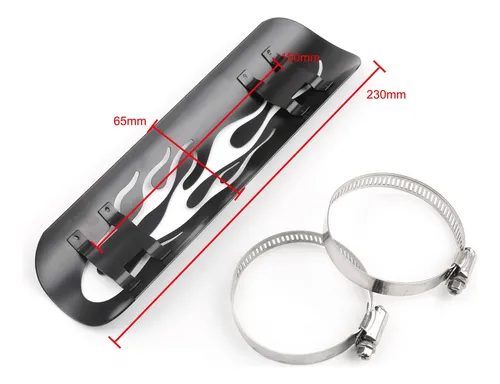 Protector De Tubo De Escape Para Harley Kawasaki Honda Bk