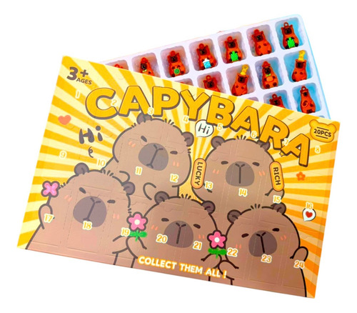 Calendario De Adviento Para Niños Capibara Capibara