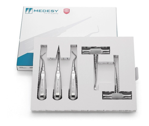 Kit Juego X 5 Elevadores Apicales Medesy Odontologia Dental