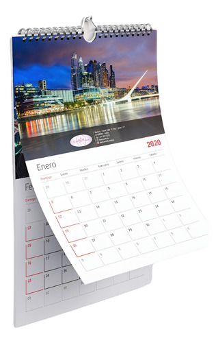 Calendario 2020 Almanaque A4 Anillado Pers. Belgrano