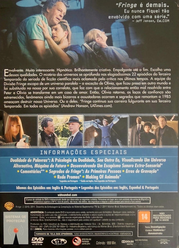 Box - Fringe - 3a Temporada (dvd) (Usado)