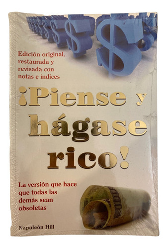 Libro Piense Y Hagase Rico De Naopleon Hill Edicion 2013