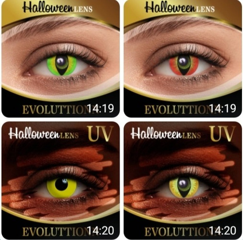 Lentes De Contacto Halloween Evoluttion 