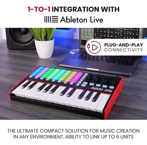 Controlador Midi Akai Apc Key 25 Mk2 Para Ableton Black