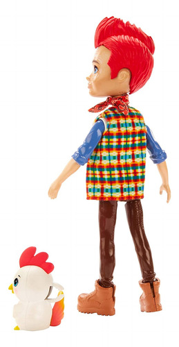 Figura Enchantimals Redward Rooster Doll & Cluck