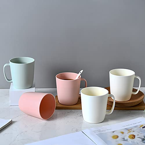 Juego De Tazas De Caf Plsticas, 5 Unidades, 10 Oz, Inastilla