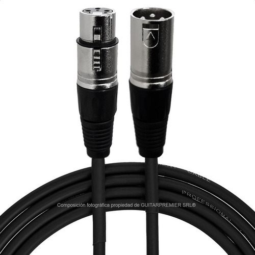 Imagen 6 de 10 de Cable Audio Microfono Canon Macho Canon Hembra Balanceado 6m