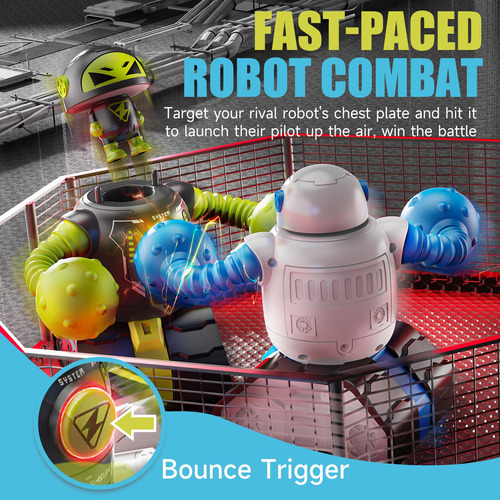 Juego De 2 Robots De Lucha Rc Marca No Especificada Modelo N Personaje Color