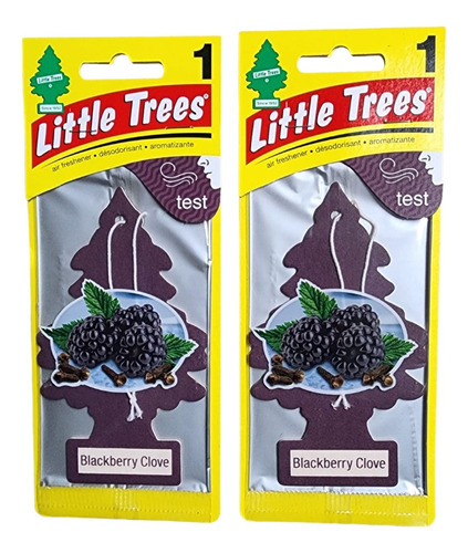 2 Little Trees Cheirinho Automotivo Blackberry Clove Origina