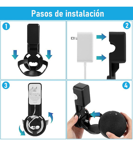 Soporte De Pared Alexa Echo Dot Bocina 5th Generación