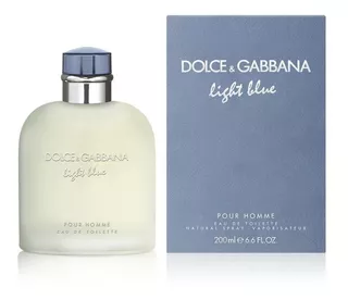 Perfume Light Blue Para Hombre De Dolce Gabbana Edt 200ml