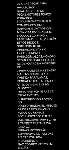 Peças De Suzuki Hayabusas Originais