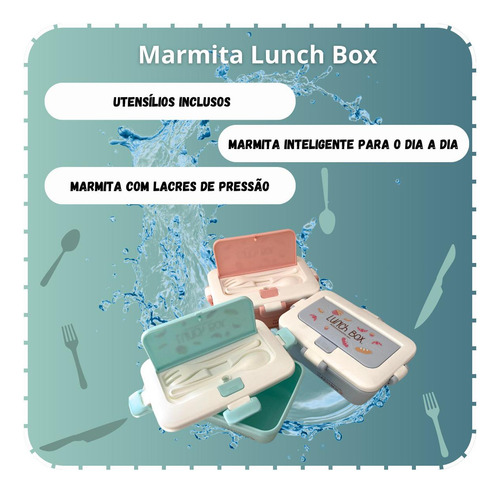 Marmita Lunchi Box Sku 366911 Azul