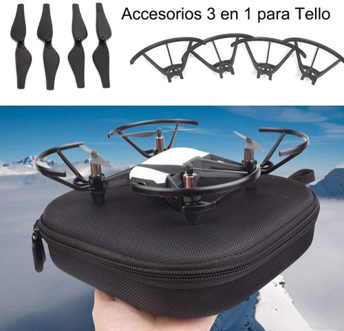 Imagen 2 de 10 de Estuche Con Accesorios Para Dron Dji Tello, 3 En 1