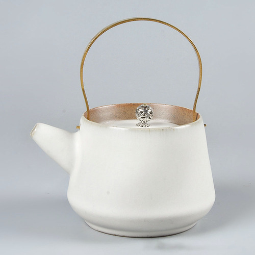 Tetera Vintage De Cerámica, Tetera Portátil Para Uso Domésti