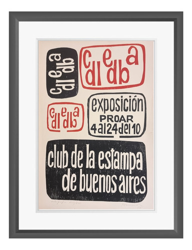 Fernández  Litografía Edición Club De La Estampa Bs As