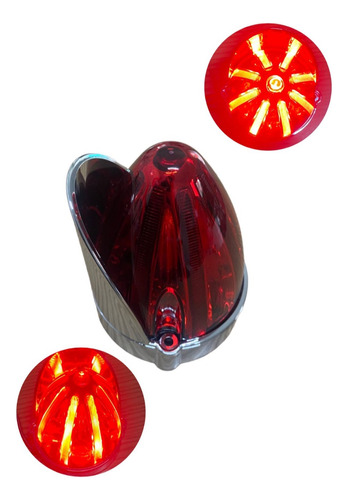 Plafon Tipo Watermelon Rojo Punta Zepelin 12-24v