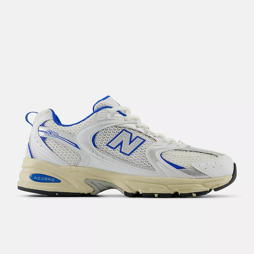 Tenis New Balance Mujer 530 Casuales Comodos Moda Blanco Azu