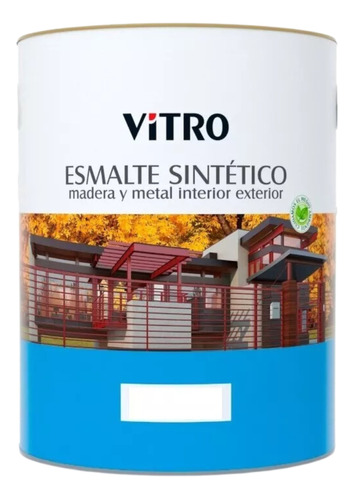 1lt Pintura Esmalte Sintético Satinado Semimate Vitro 