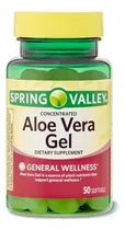 Comprar Spring Valley Aloe Vera Gel Cápsulas De Sábila 50 Cápsulas 