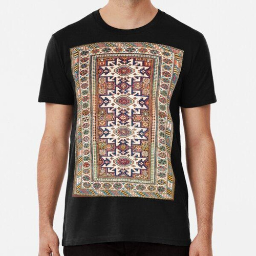 Remera Alfombra Tribal Kuba Caucasian Antique Algodon Premiu