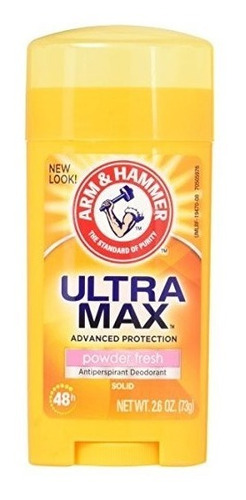 Arm & Hammer Ultramax Polvo Fresco Antiperspirant Sólido / D