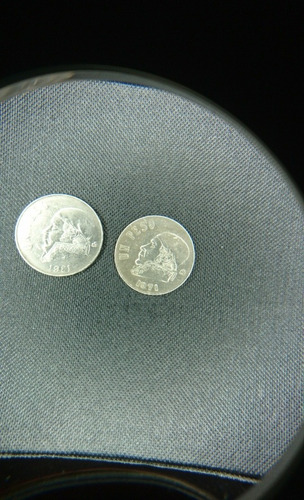 2 Monedas De Colección De Un Peso De Morelos 1981 1971