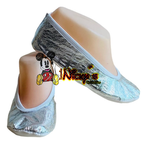 Zapatilla De Ballet Metalicas Chemise Toreras Balerinas