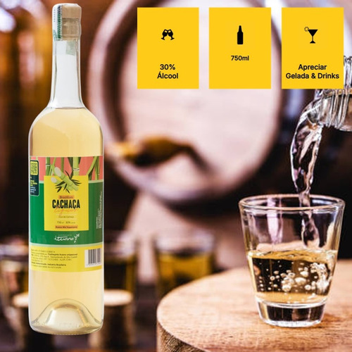 Cachaça Sugarcane Mix Licor De Cachaça 750ml Cachaça Ituana