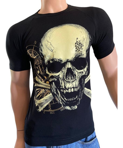 Playeras Brujula Calavera