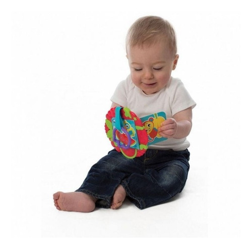 Imagen 3 de 5 de Libro Mordillo Playgro Teething Time 3m+ By Maternelle