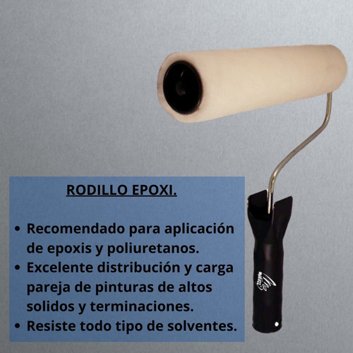 Imagen 3 de 7 de Rodillo Epoxy 22cm Matêzz ® Thermo (x 5un.)