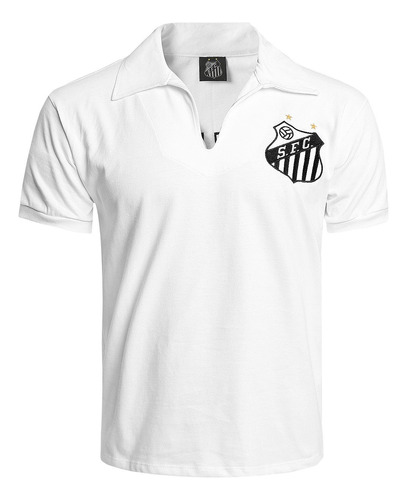 Camiseta Retro Pele Santos Fc De Brasil 1970 Colección O´rey